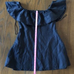 ZARA Rustic Dress Black Size M